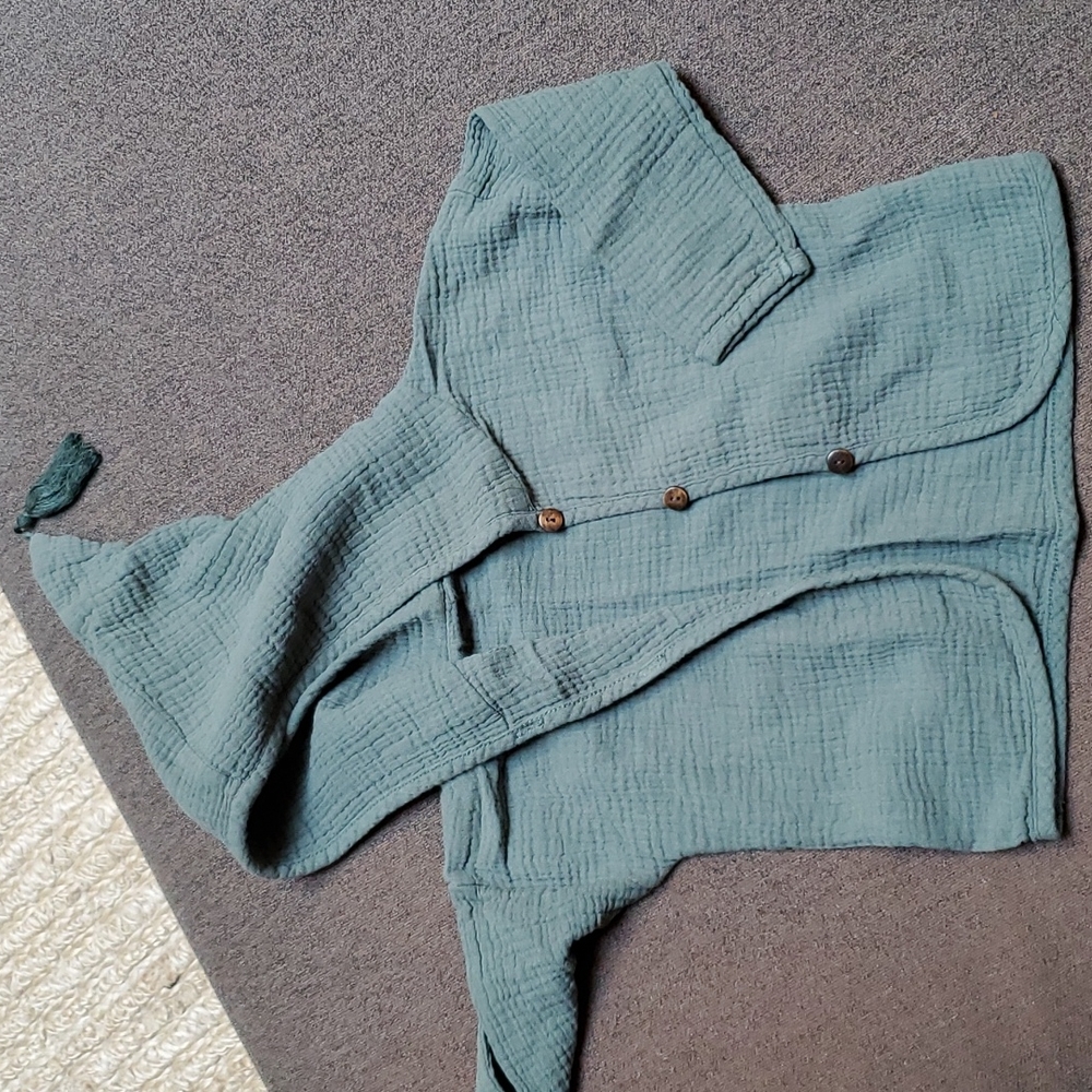 Precious muslin shirt jacket